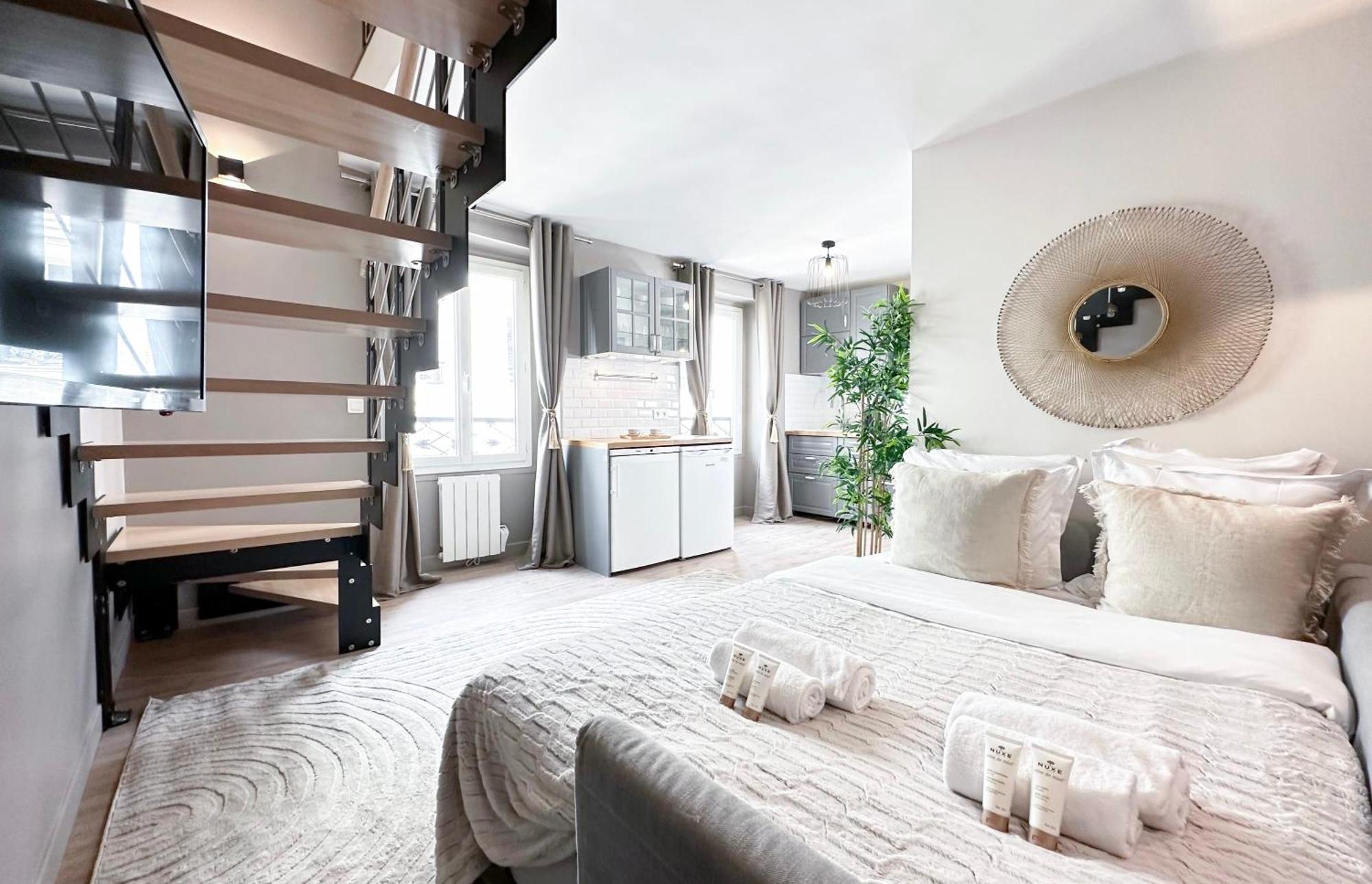Stylish & Chic Duplex Near Eiffel Tower Apartment Paris Exterior foto