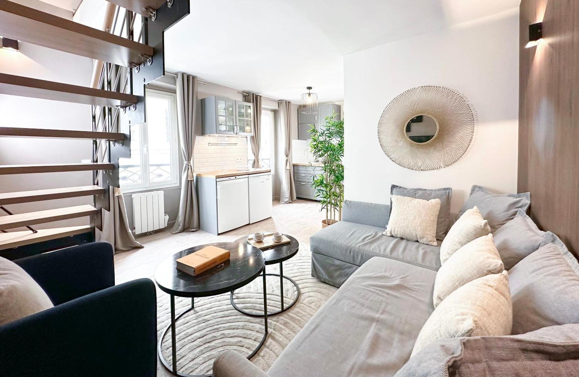 Stylish & Chic Duplex Near Eiffel Tower Apartment Paris Exterior foto